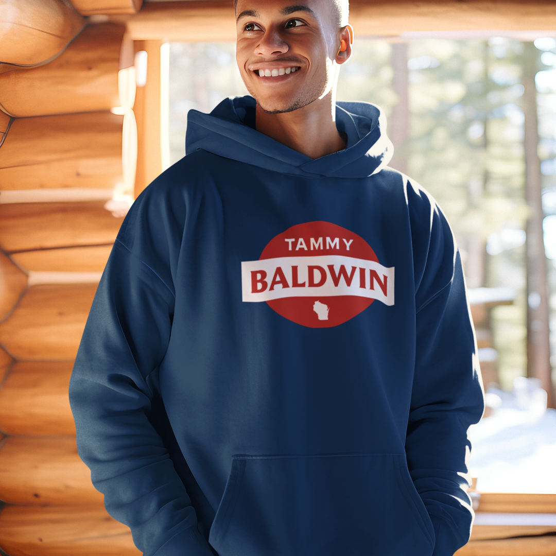 Tammy Baldwin Logo Pullover Hoodie