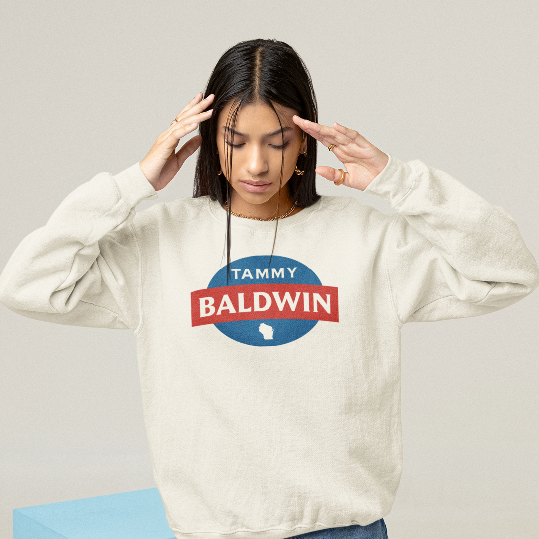 Tammy Baldwin Crewneck Logo Sweatshirt