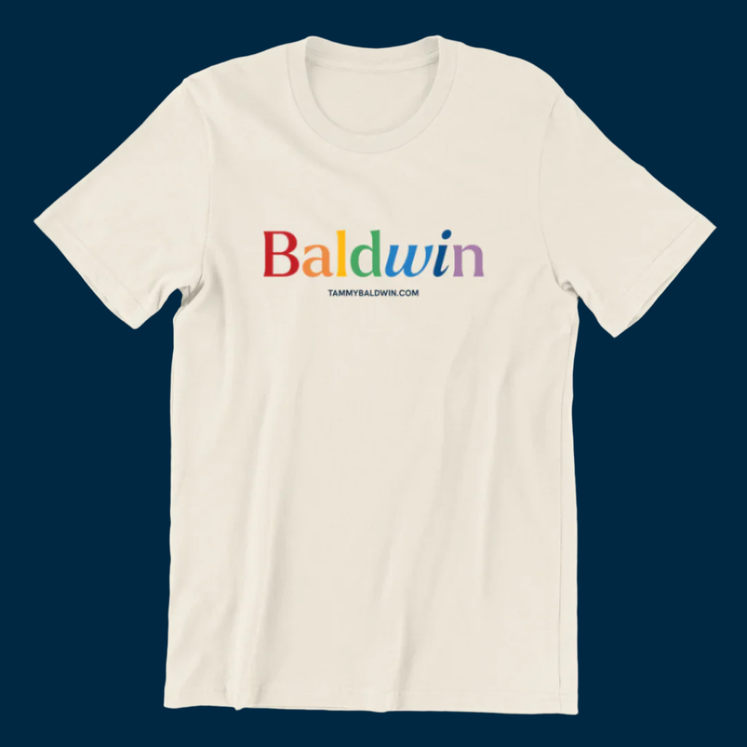 Tammy Baldwin Pride T-Shirt – Tammy Baldwin for Senate