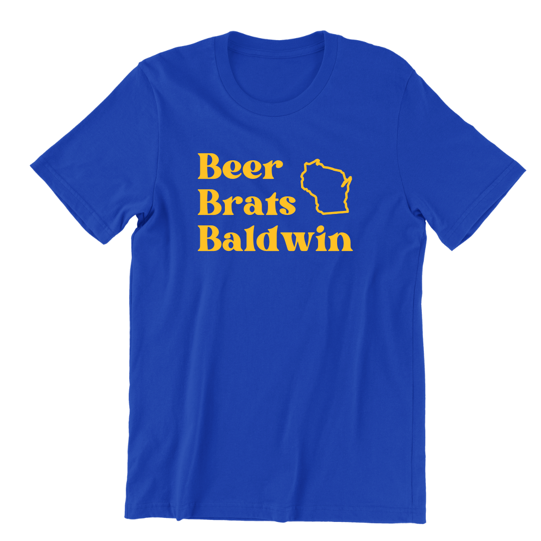 Beer, Brats, Baldwin T-Shirt