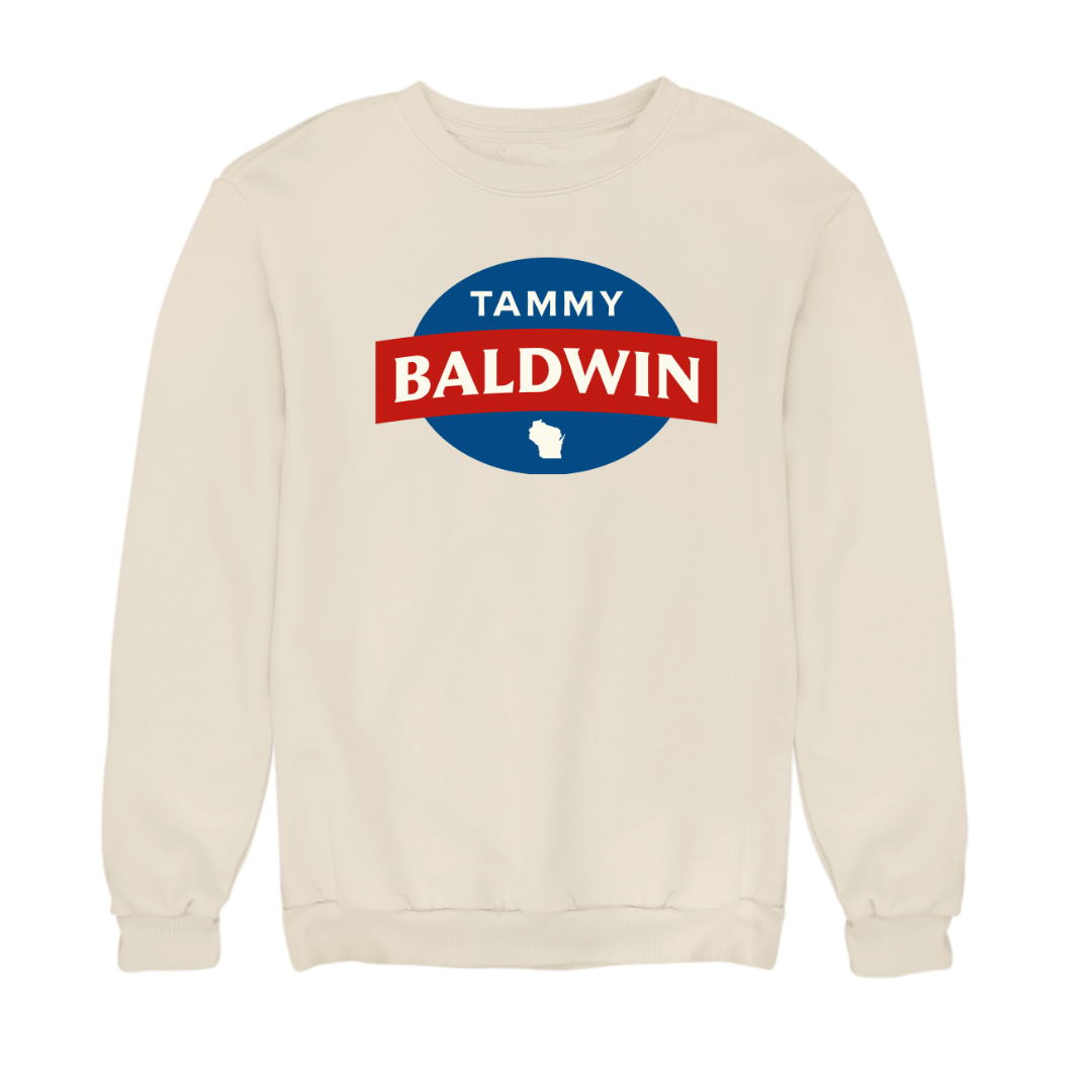 Tammy Baldwin Crewneck Logo Sweatshirt